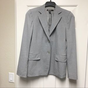 DKNY Gray/Black Blazer